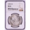 Image 1 : 1878-S $1 Morgan Silver Dollar Coin NGC MS63