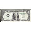 Image 1 : 1977A $1 Federal Reserve Fold Over Obstructed Printing ERROR Note