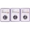 Image 1 : Lot of (3) 1956 Proof Washington Quarter Coins NGC PF66