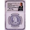Image 1 : 1792-2017 Half Disme 1 oz. Silver Medal NGC PF70 W/Edmund C. Moy Signature