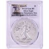 Image 1 : 2016-P $1 American Silver Eagle Coin PCGS Gem BU Struck at the Philadelphia Mint