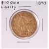 Image 1 : 1893 $10 Liberty Head Eagle Gold Coin