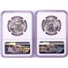 Image 2 : Lot of 1954-S & 1954-D Franklin Half Dollar Coins NGC MS64