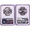 Image 2 : Lot of (2) 1956 Franklin Half Dollar Coins NGC MS64
