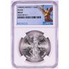 Image 1 : 1985Mo Mexico 1 Onza Libertad Silver Coin NGC MS67