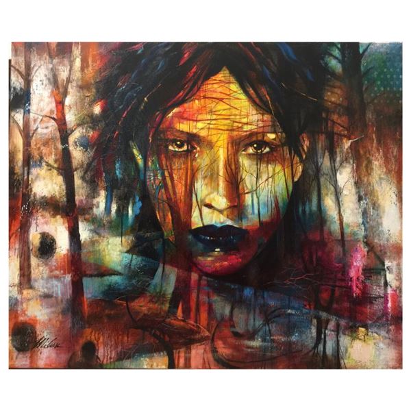 Milan "Forest Bird" Original Oil on Canvas