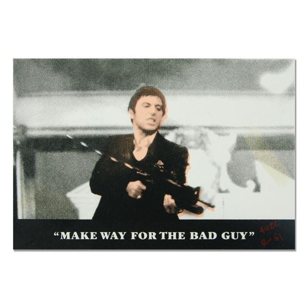 Ringo Daniel Funes "Scarface" Original Mixed Media on Canvas