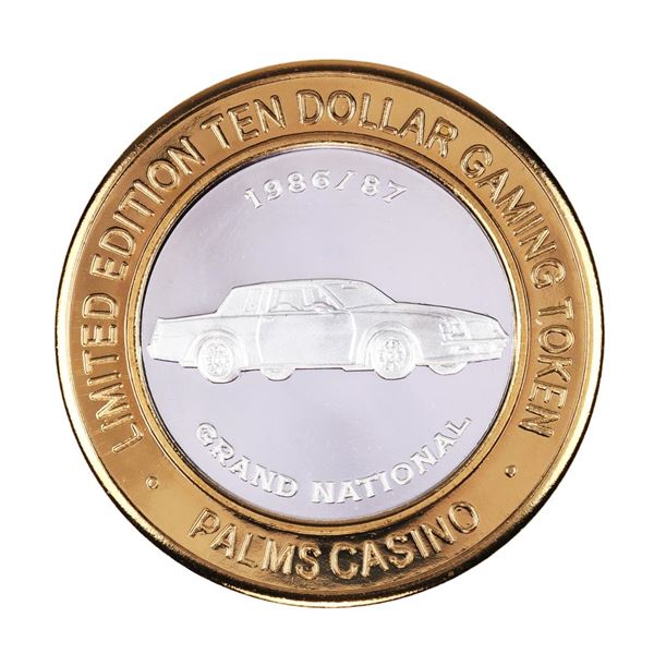 .999 Silver Palms Casino Las Vegas, NV $10 Casino Limited Edition Gaming Token