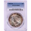 Image 1 : 1927-D $1 Peace Silver Dollar Coin PCGS MS62