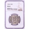 Image 1 : 1954-S Franklin Half Dollar Coin NGC MS64