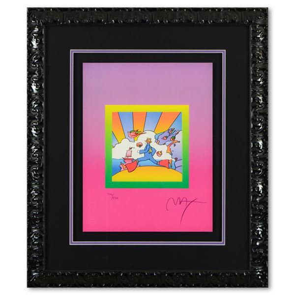 Peter Max "Cosmic Runner on Blends Ver II" Limited Edition Lithograph on Paper