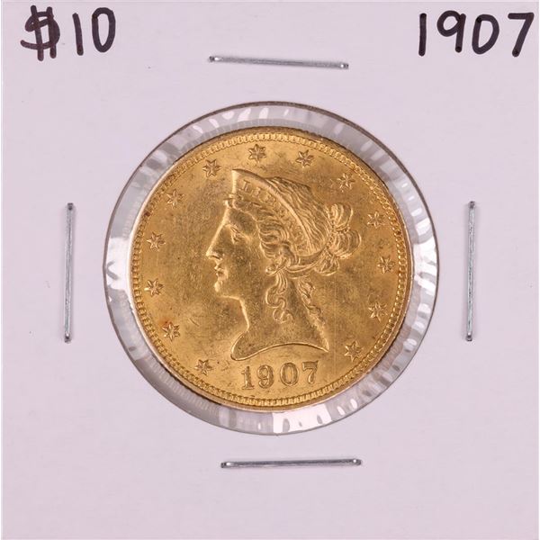 1907 $10 Liberty Head Eagle Gold Coin