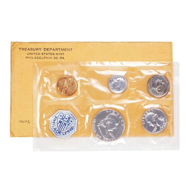 1962 (5) Coin Proof Set in Envelope
