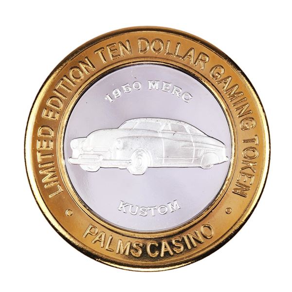 .999 Silver Palms Casino Las Vegas, NV $10 Casino Limited Edition Gaming Token