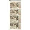 Image 1 : Uncut Sheet of (4) State of Louisiana Baby Bond Obsolete Notes
