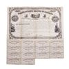 Image 1 : 1861 $1,000 Confederate Bond Obsolete Sheet B-25