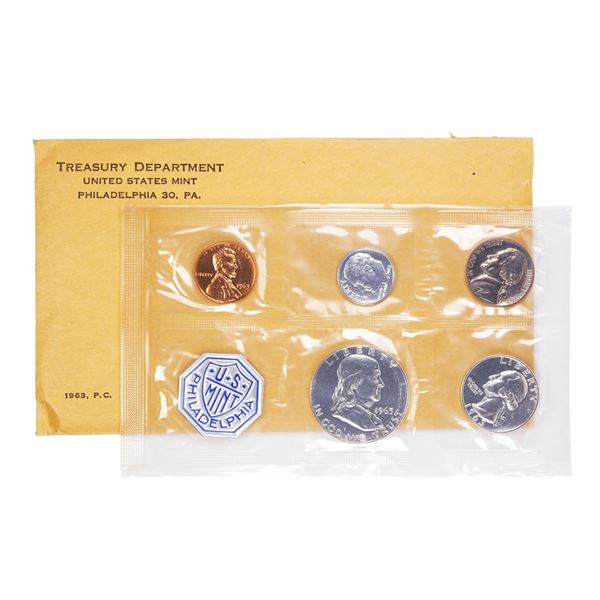 1963 (5) Coin Proof Set in Envelope
