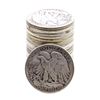 Image 2 : Roll of (20) Mixed Date Walking Liberty Half Dollar Coins