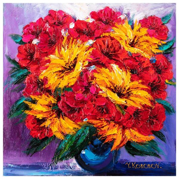 Korobov "Private Glimpse" Original Acrylic on Canvas