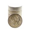 Image 1 : Roll of (20) Brilliant Uncirculated 1923 $1 Peace Silver Dollar Coins