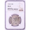 Image 1 : 1954-S Franklin Half Dollar Coin NGC MS63