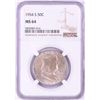 Image 1 : 1954-S Franklin Half Dollar Coin NGC MS64