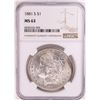 Image 1 : 1881-S $1 Morgan Silver Dollar Coin NGC MS63 Great Toning