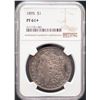 Image 1 : 1895 $1 Proof Morgan Silver Dollar Coin NGC PF61+