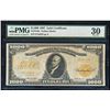 Image 1 : 1907 $1,000 Gold Certificate Note Fr.1219e PMG Very Fine 30