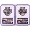Image 2 : Lot of 1963 & 1963-D Franklin Half Dollar Coins NGC MS64