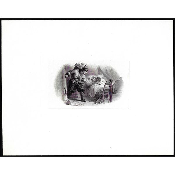 Scarce 1800's 'Santa Claus' Type IV Vignette