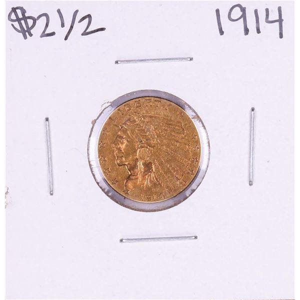 1914 $2 1/2 Indian Head Quarter Eagle Gold Coin