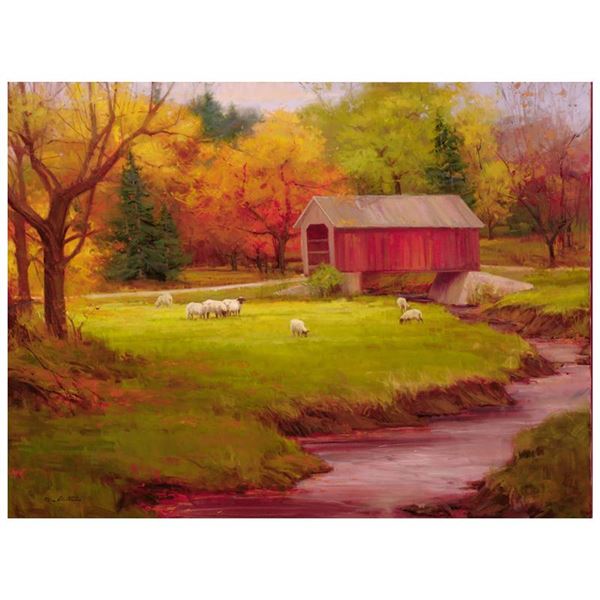 Michael Albrechtsen "Looking for a Friend" Limited Edition Giclee on Canvas