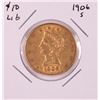 Image 1 : 1906-S $10 Liberty Head Eagle Gold Coin