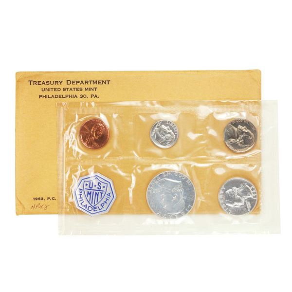 1963 (5) Coin Proof Set in Envelope
