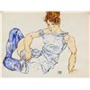 Image 1 : Egon Schiele Austrian Watercolor on Paper