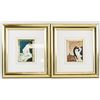 Image 1 : Lot of Two Japanese Prints on Paper Beauties