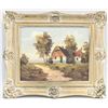 Image 1 : Oil on Board Rural Landscape with Farmhouse