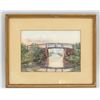 Image 2 : Canadian Watercolor on Paper Framed F. HURNDALL