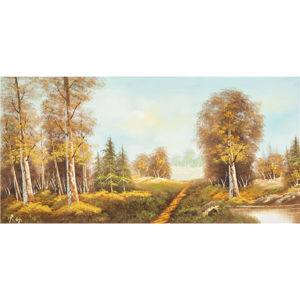 Signed Beh Oil on Board Landscape