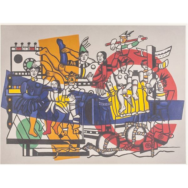 Fernand Leger French Signed Linocut 36/200