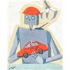 Image 1 : Fernando Depero Italian Modernist Gouache on Board