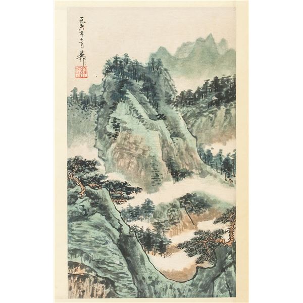 Xie Zhiliu 1910-1997 Chinese Watercolor Booklet