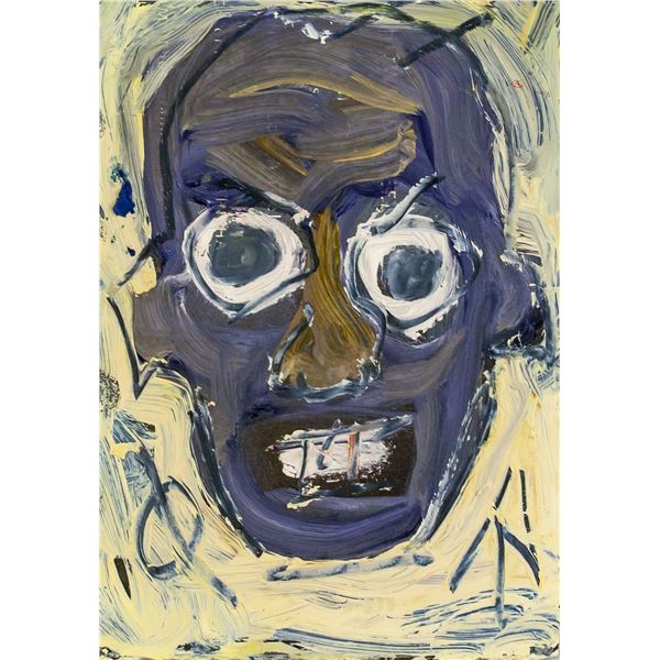 Jean-Michel Basquiat Mixed Media on Paper