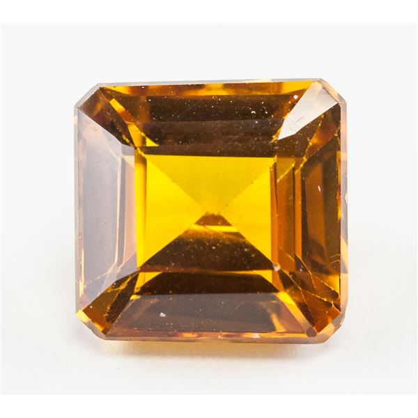 6.10ct Radiant Cut Yellow Natural Sapphire GGL