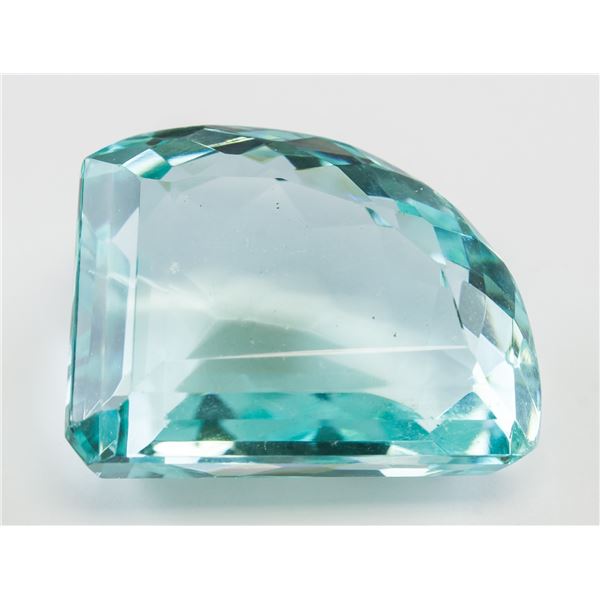 65.40ct Fancy Cut Blue Natural "Aquamrine" GGL