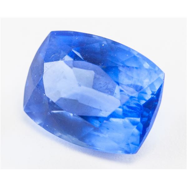 7.75ct Cushion Cut Blue Natural Sapphire GGL