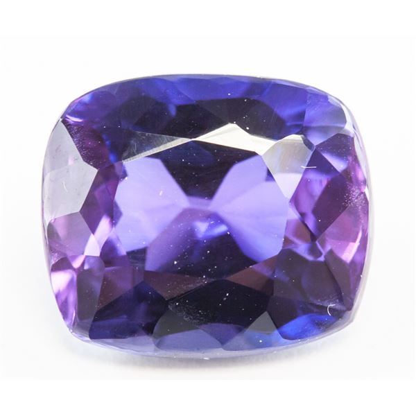 7.40ct Cushion Cut Purple Natural Taaffeite GGL