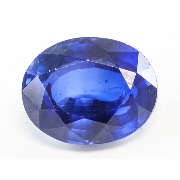 12.50ct Oval Cut Blue Natural Sapphire GGL