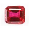 Image 2 : 6.80ct Emerald Cut Red Natural Ruby GGL